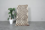 Handmade Beni Ourain Rug 2.6 X 5.2 FT