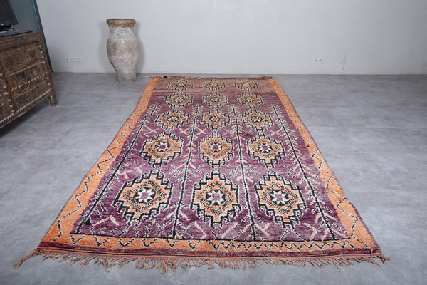 Striking boujaad Moroccan rug - Bold tribal design 6.6 x 13.1 Feet