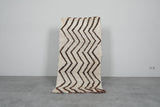 Handmade Beni Ourain Rug 2.6 X 5.2 FT