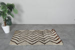Handmade Beni Ourain Rug 2.6 X 5.2 FT