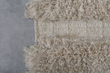 Beige Flatwoven berber Moroccan rug - 3.6 FT X 5.9 FT