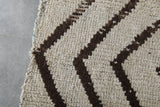 Handmade Beni Ourain Rug 2.6 X 5.2 FT
