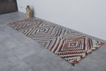 Vintage Berber Rug – 3.2 x 9.7 FT Handmade Moroccan Runner