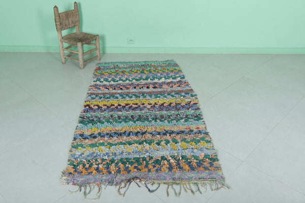 Colorful berber handmade Moroccan rug - 3.3 FT X 6 FT | Vibrant artisanal craft