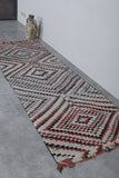 Vintage Berber Rug – 3.2 x 9.7 FT Handmade Moroccan Runner