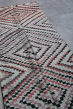 Vintage Berber Rug – 3.2 x 9.7 FT Handmade Moroccan Runner