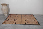 Tuareg Rug - 4.9 x 7.1 ft Handwoven Natural Mat