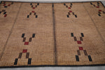 Tuareg Rug - 4.9 x 7.1 ft Handwoven Natural Mat