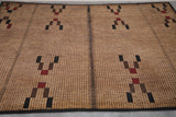 Tuareg Rug - 4.9 x 7.1 ft Handwoven Natural Mat