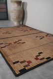 Tuareg Rug - 4.9 x 7.1 ft Handwoven Natural Mat