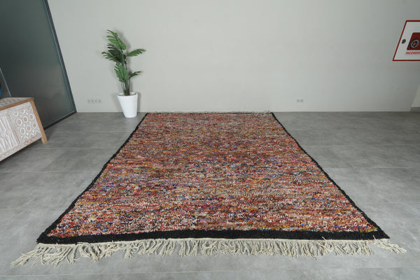 Colorful moroccan rug 8.1 x 10.2 feet Handmade berber rug