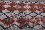 Moroccan runner rug 3 X 5.8 Feet