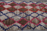 Moroccan runner rug 3 X 5.8 Feet