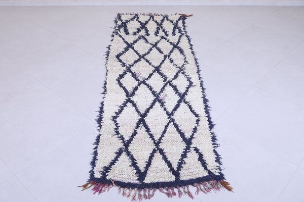 Moroccan berber rug 2.5 X 8.1 Feet