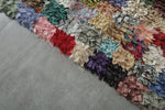 Colorful Moroccan Boucherouite Rug – 3 x 7.8 Feet Handwoven Runner rug