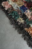 Colorful Moroccan Boucherouite Rug – 3 x 7.8 Feet Handwoven Runner rug