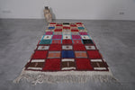 3.4 FT x 5.9 FT Colorful Handmade Moroccan Azilal Carpet - Patchwork Design