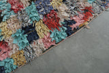 Multicolor Moroccan Boucherouite Rug – 5.2 x 7.5 Feet Handmade Patchwork Carpet