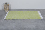 Compact Moroccan Rug – Refreshing Lime Green Accent | 2.6 FT x 4.8 FT