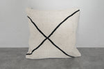 Handcrafted Moroccan Kilim Pillow 18.1 inches x 18.1 inches
