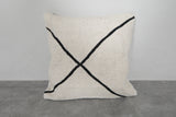 Handcrafted Moroccan Kilim Pillow 18.1 inches x 18.1 inches