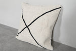 Handcrafted Moroccan Kilim Pillow 18.1 inches x 18.1 inches
