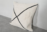 Handcrafted Moroccan Kilim Pillow 18.1 inches x 18.1 inches