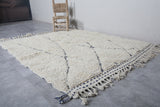 Beni ourain Moroccan rug 5.1 X 6.2 Feet