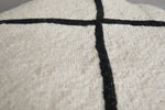 Handcrafted Moroccan Kilim Pillow 18.1 inches x 18.1 inches