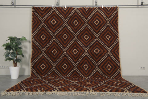 Moroccan wool rug  8.3 FT X 10.1 FT