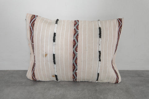 Handwoven Moroccan Kilim Pillow 15.7 inches x 22.4 inches