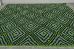 Green Moroccan Carpet - Custom Wool Rug