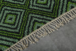 Green Moroccan Carpet - Custom Wool Rug