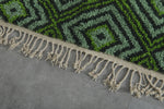 Green Moroccan Carpet - Custom Wool Rug