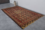 Vintage Moroccan rug 4.6 FT X 8.2 FT