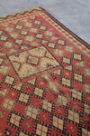 Vintage Moroccan rug 4.6 FT X 8.2 FT