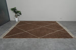 Grey Moroccan Wool Rug - Custom Handwoven Design