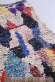 Vibrant Moroccan Berber Rug 2.5 X 5.4 Feet - Abstract Multicolor Design