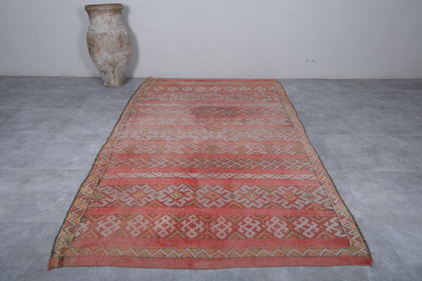 5.8 x 10.4 FT Moroccan rug – Handwoven vintage berber carpet