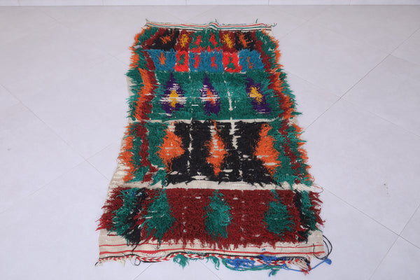 Moroccan berber rug - Vibrant handwoven artistry 2.8 X 5.6 Feet