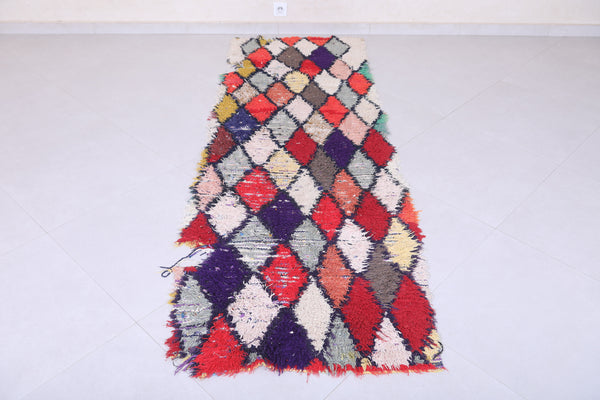 Moroccan berber rug 2.7 X 8.1 Feet