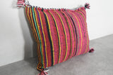 Handwoven Moroccan Kilim Pillow 17.3 inches x 20.4 inches