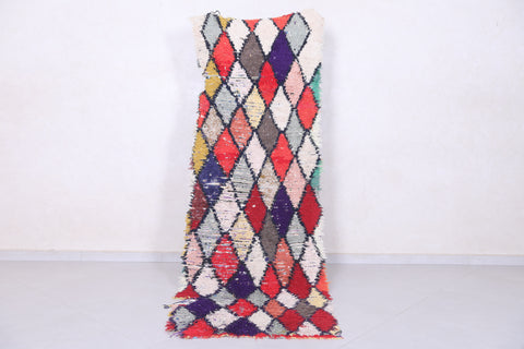 Moroccan berber rug 2.7 X 8.1 Feet