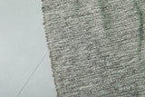 Moroccan Rug – Textured Gray Area Rug with Fringe | 5.9 FT x 6 FT