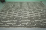 Large Moroccan Rug - Organic Branch Pattern | 8.2 x 11.4 ft