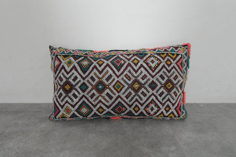 Handwoven Moroccan Kilim Pillow – 14.5 inches x 23.6 inches
