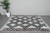 Handmade Moroccan rug 5.8 feet x 8.8 feet