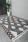 Handmade Moroccan rug 5.8 feet x 8.8 feet