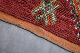 Boujaad Moroccan Rug – Bold Diamond Pattern 6.4 x 11.9 FT, Rich Red & Orange Tones