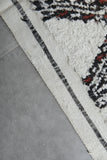 Handmade Moroccan rug 5.8 feet x 8.8 feet